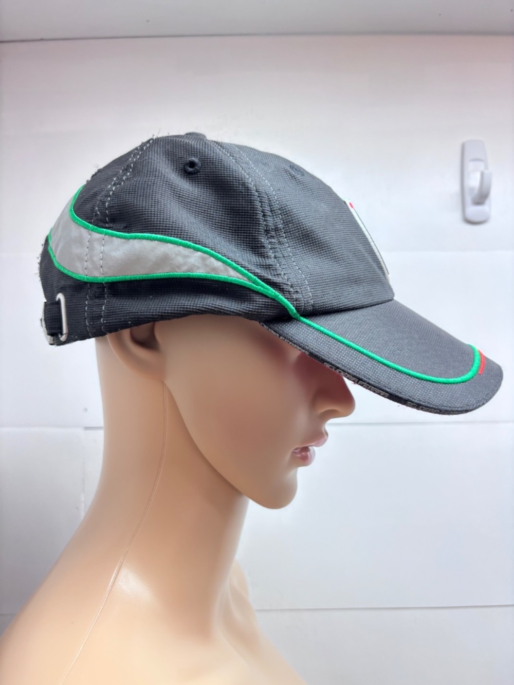 Scuderia Ferrari Black Baseball Cap Hat Adjustable One Size - Picture 4 of 11